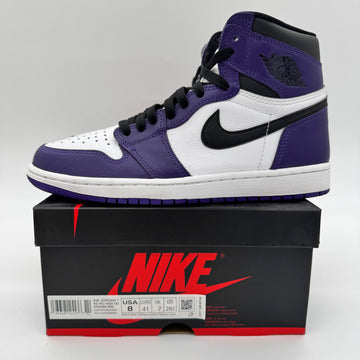 Jordan 1 Court Purple White