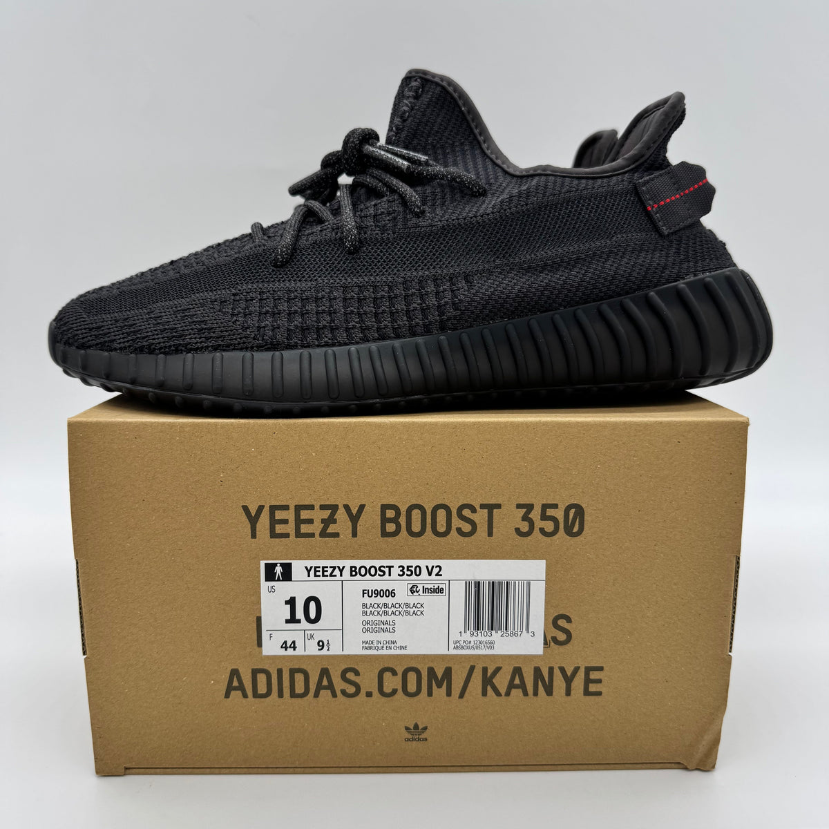 Adidas Yeezy Boost 350 Black (Non-Reflective)