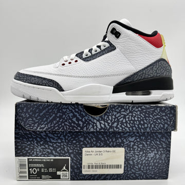 Jordan 3 SE Fire Red Denim (2020)