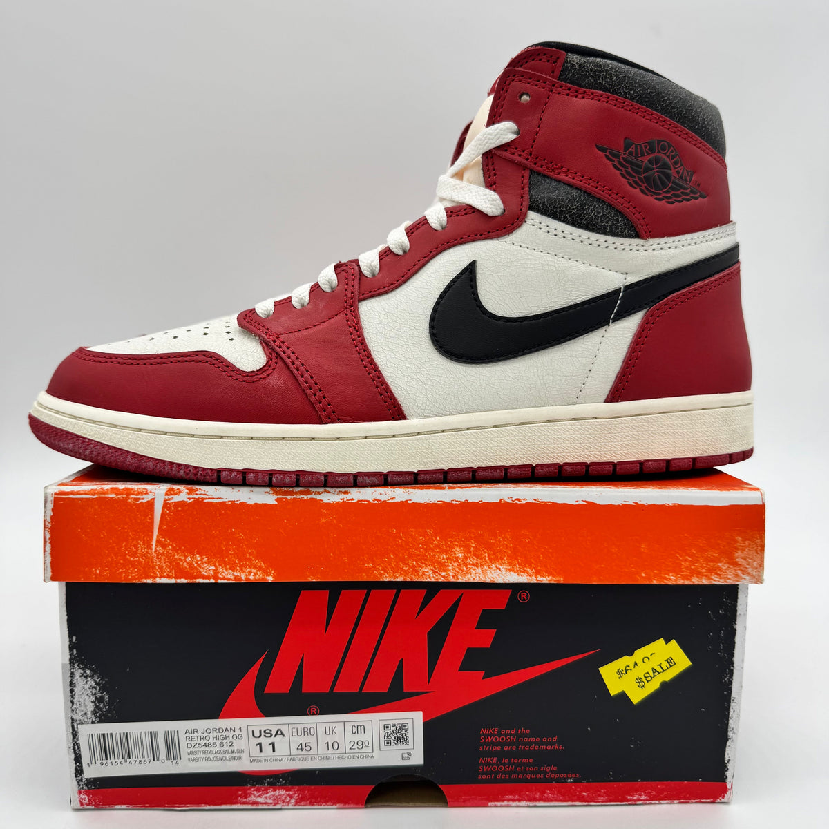 Jordan 1 High OG Chicago Lost and Found