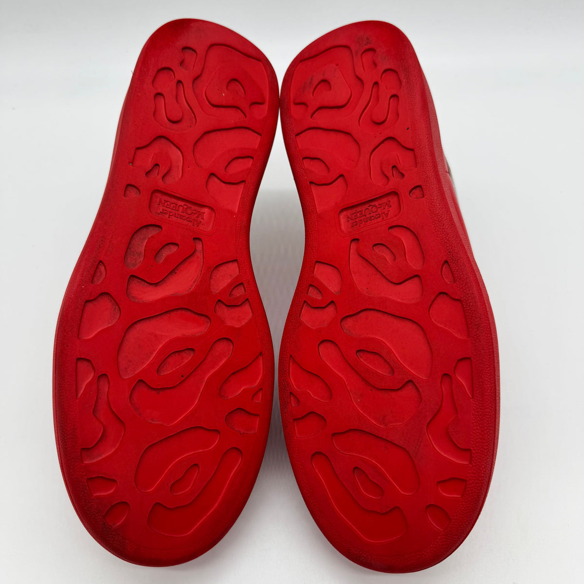 Alexander Mcqueen Red Trainers
