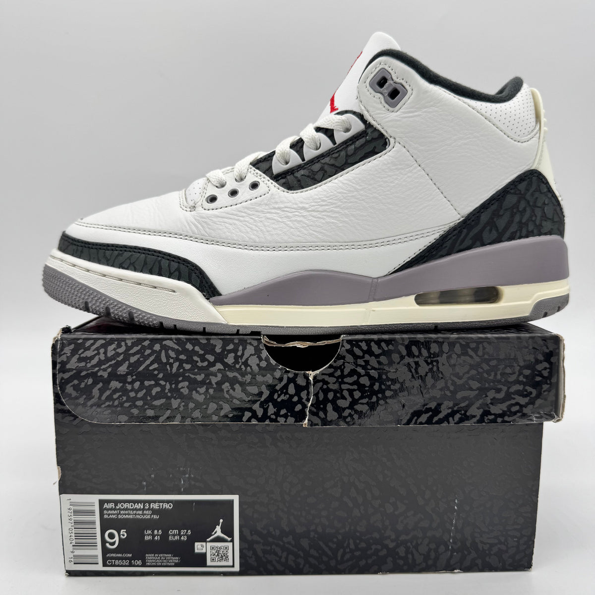 Jordan 3 Cement Grey