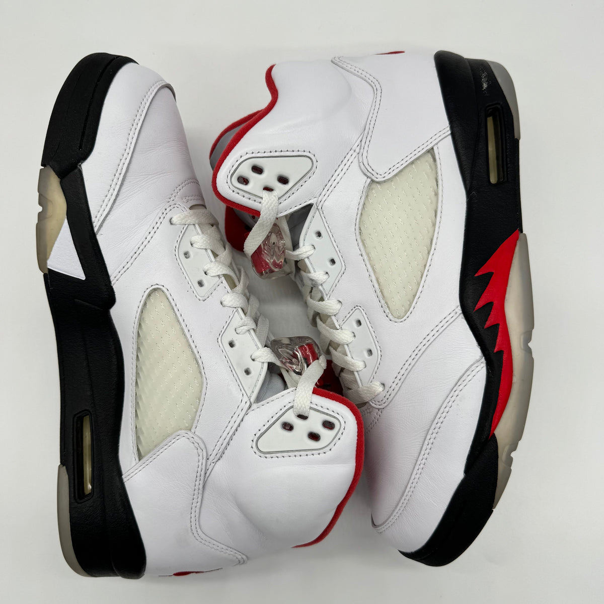 Jordan 5 Fire Red Silver Tongue (2020)