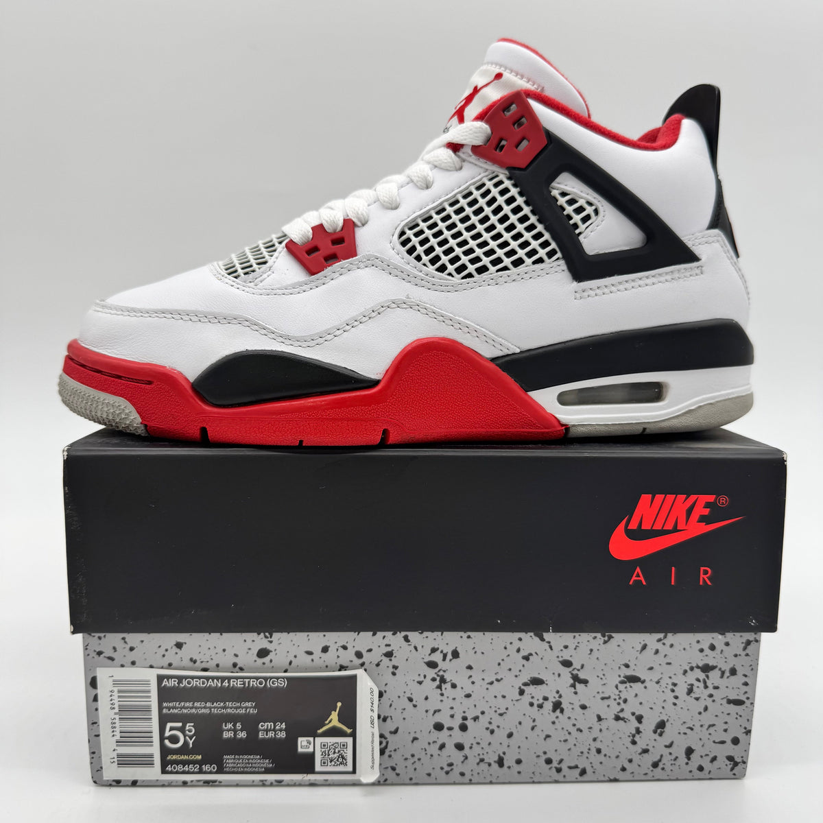 Jordan 4 Fire Red (GS)