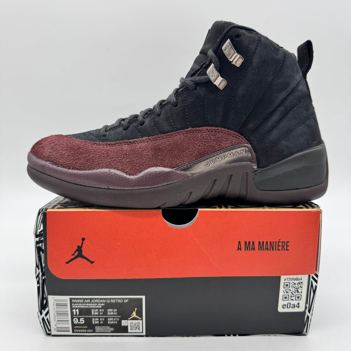 Jordan 12 A Ma Maniere Black (Women's)