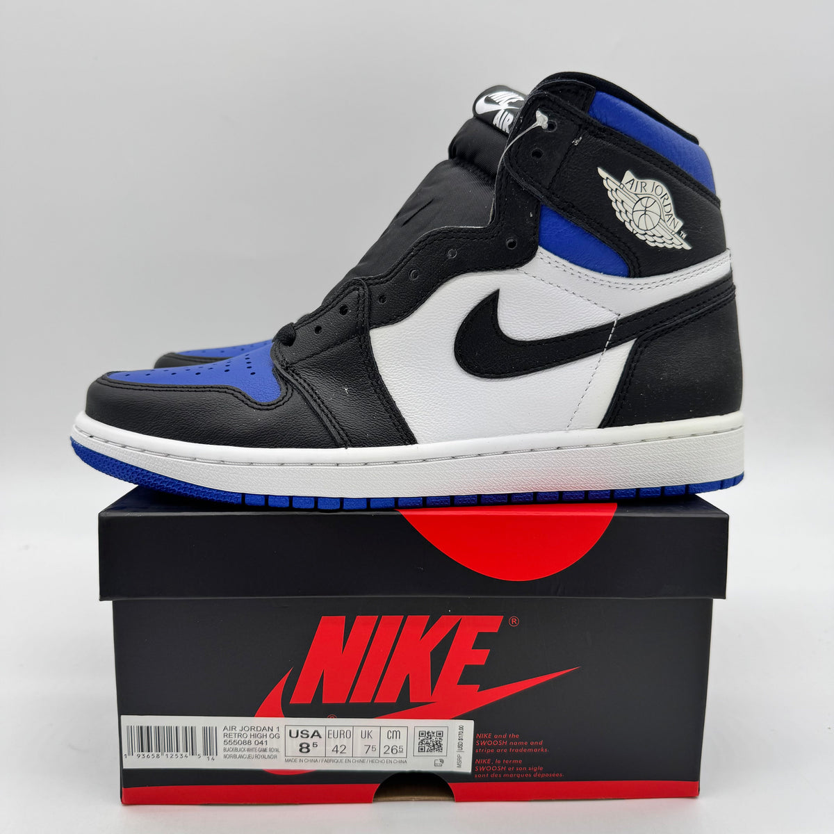 Jordan 1 High Royal Toe