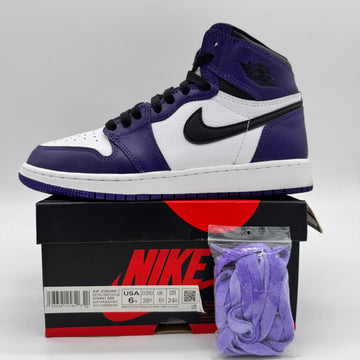 Jordan 1 High Court Purple White (GS)