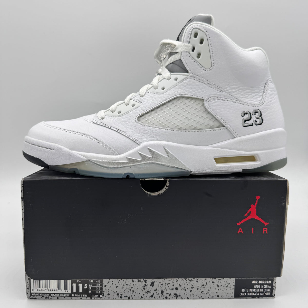 Jordan 5 Metallic White (2015)