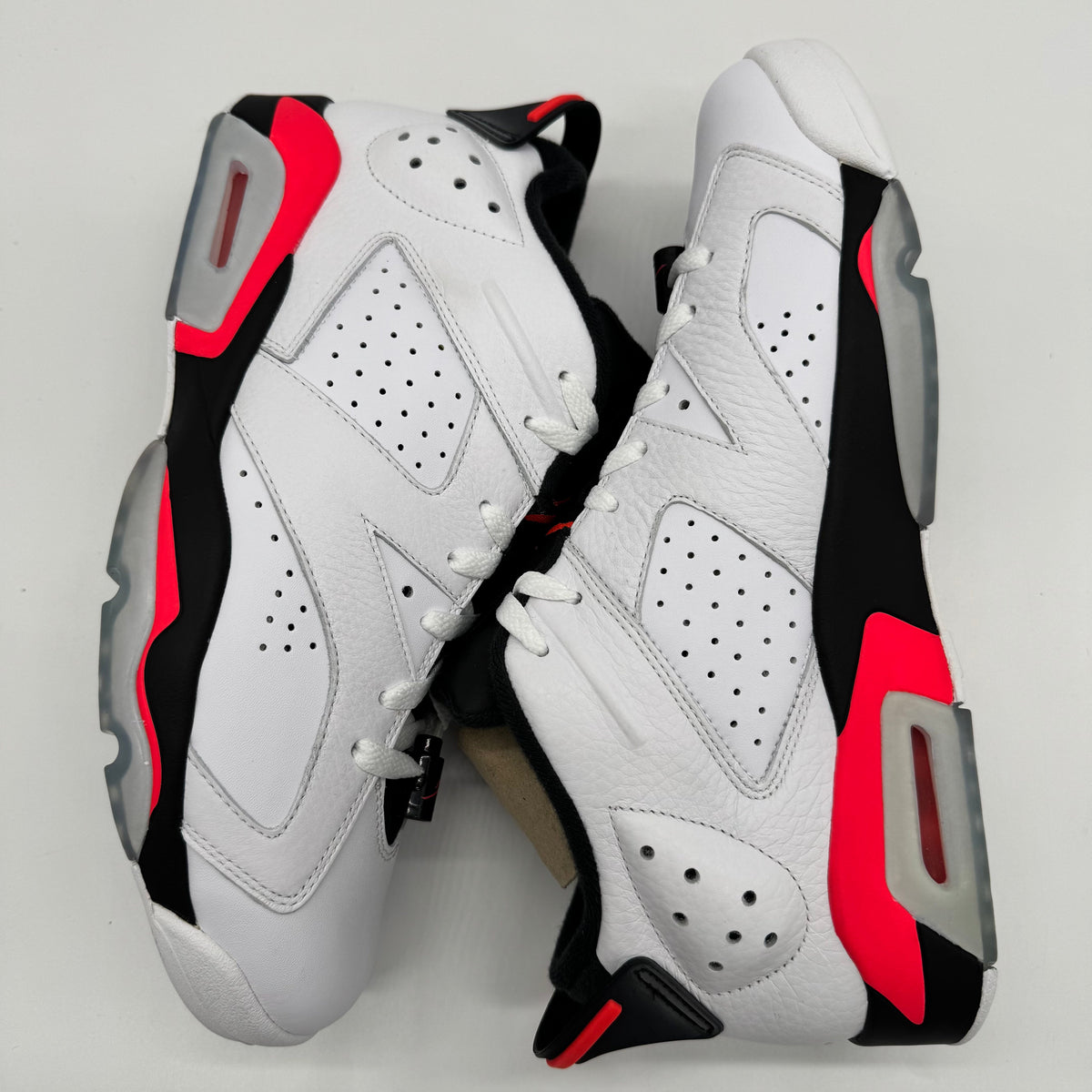 Jordan 6 Low Infrared White