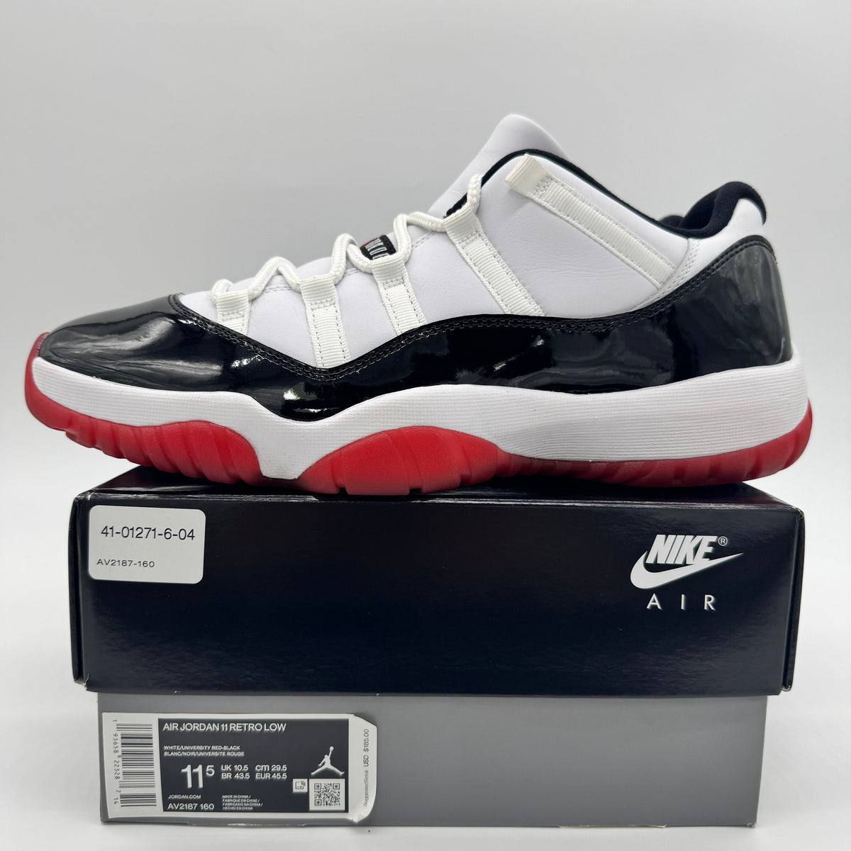 Jordan 11 Low Concord Bred