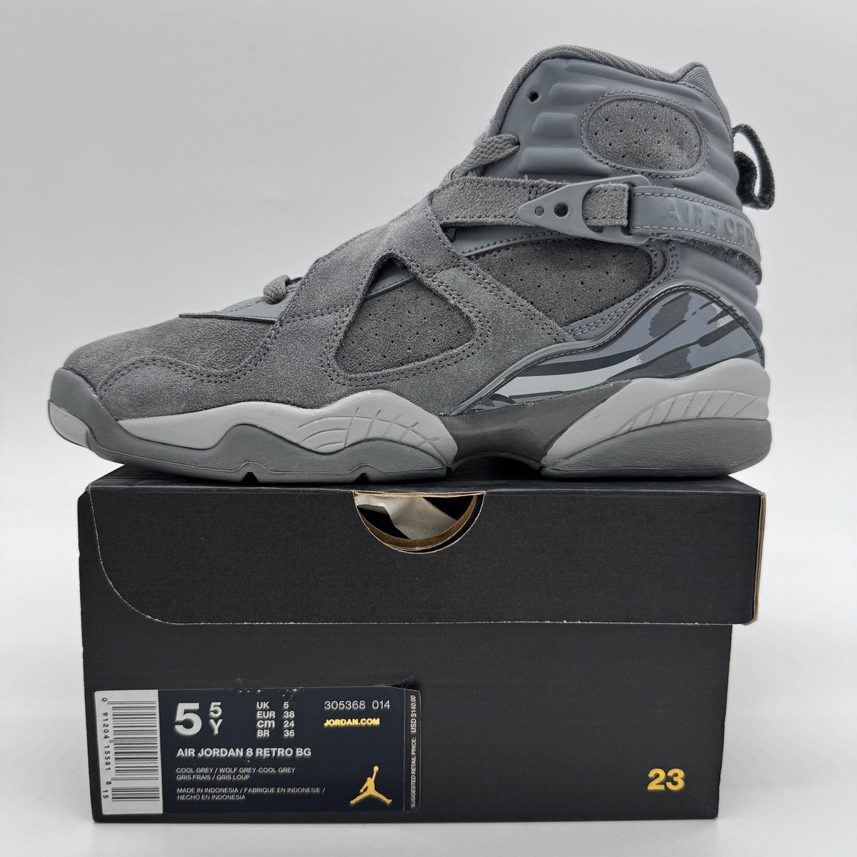 Jordan 8 Cool Grey (GS)