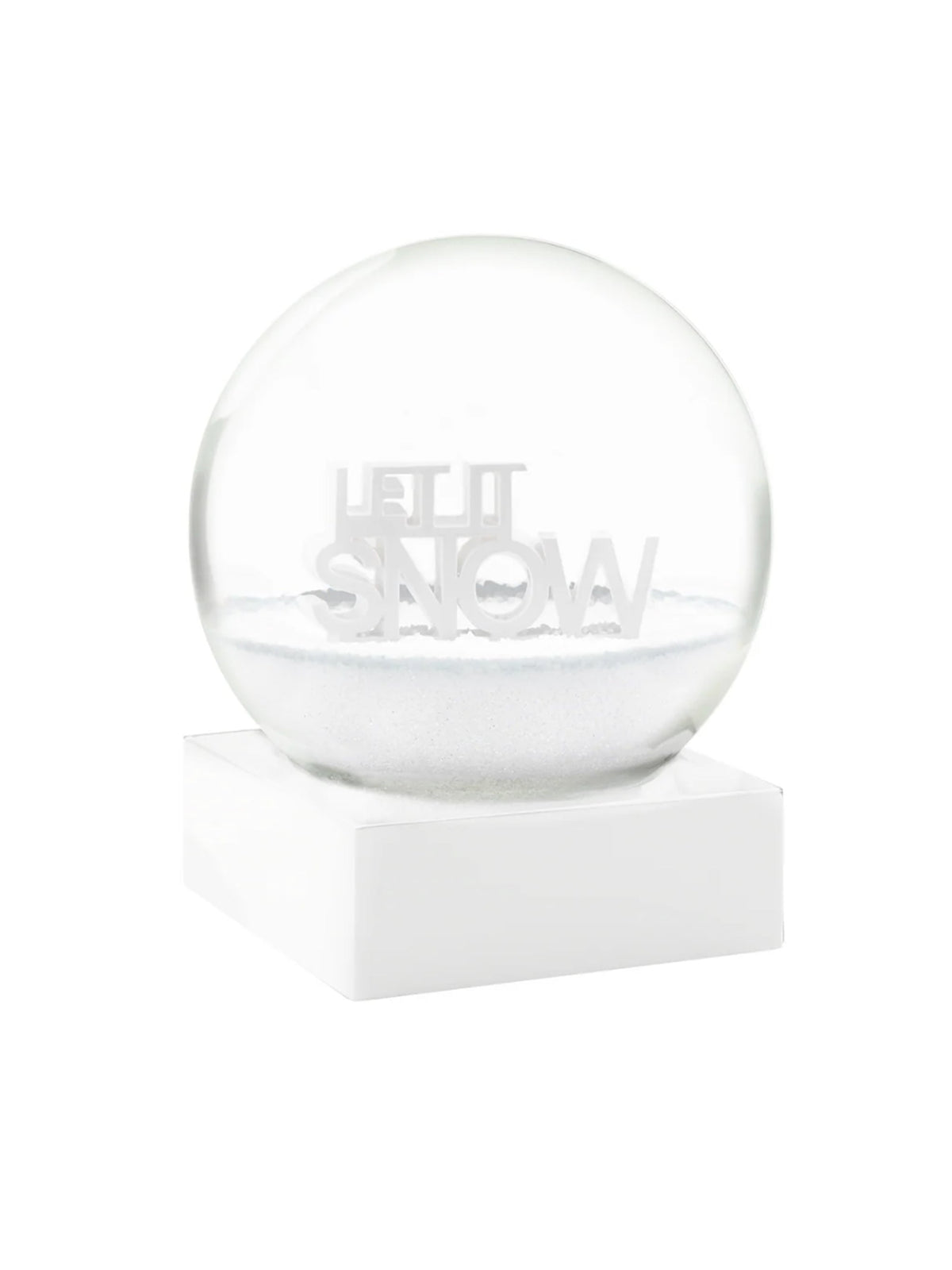 Let It Snow Snow Globe