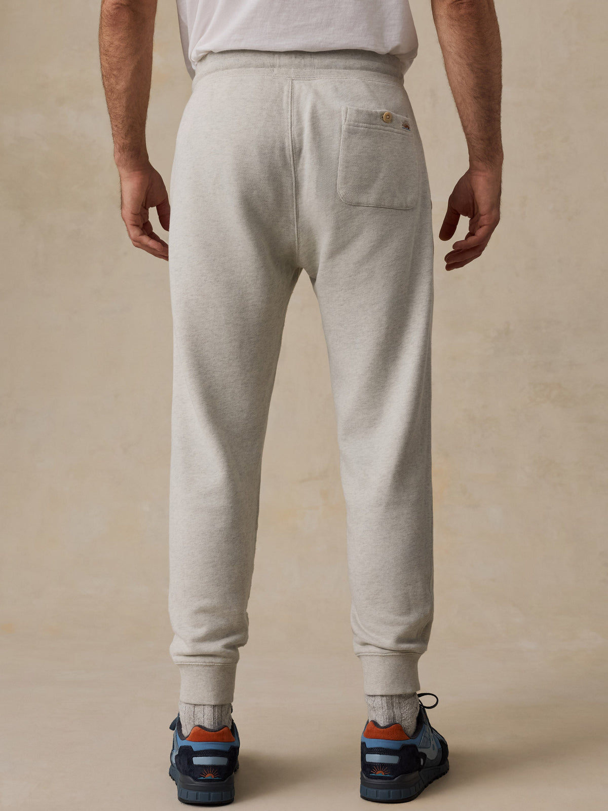 High Standard Fleece Sweatpant - Antique Ivory Heather