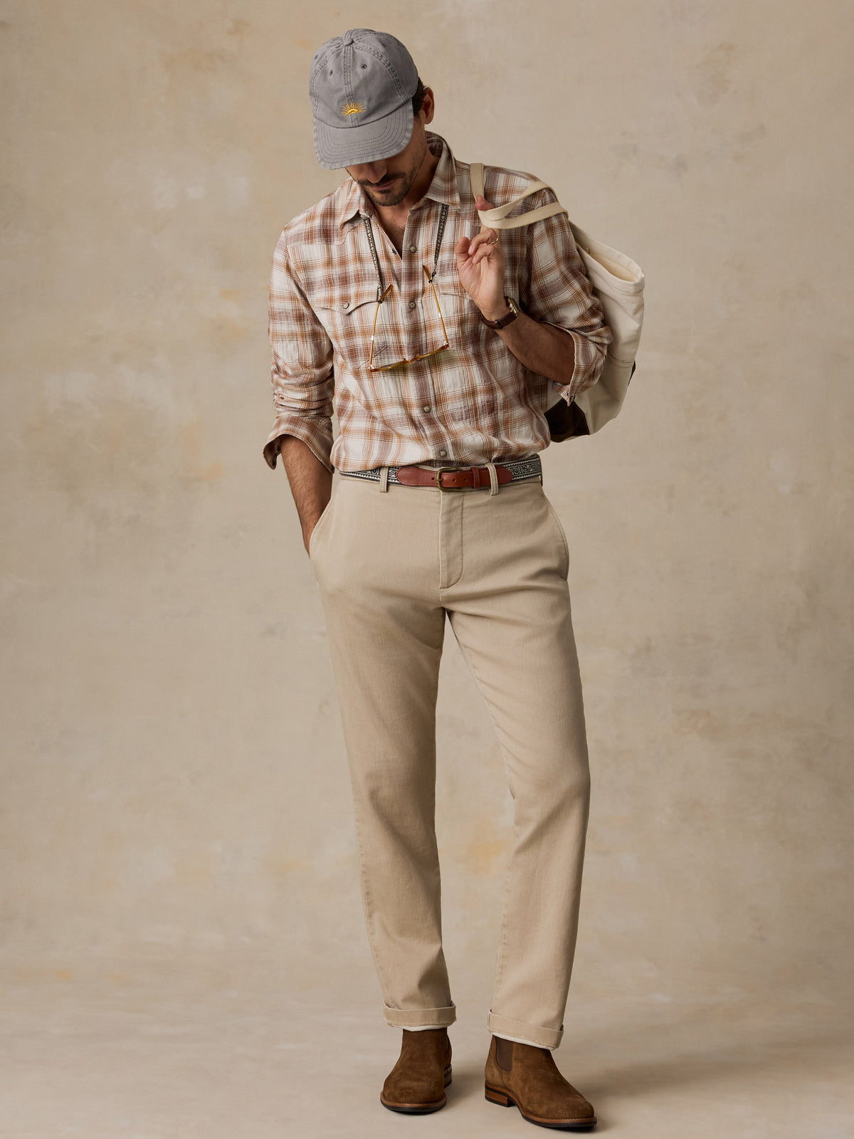 Stretch Terry Trouser - Tundra Sky