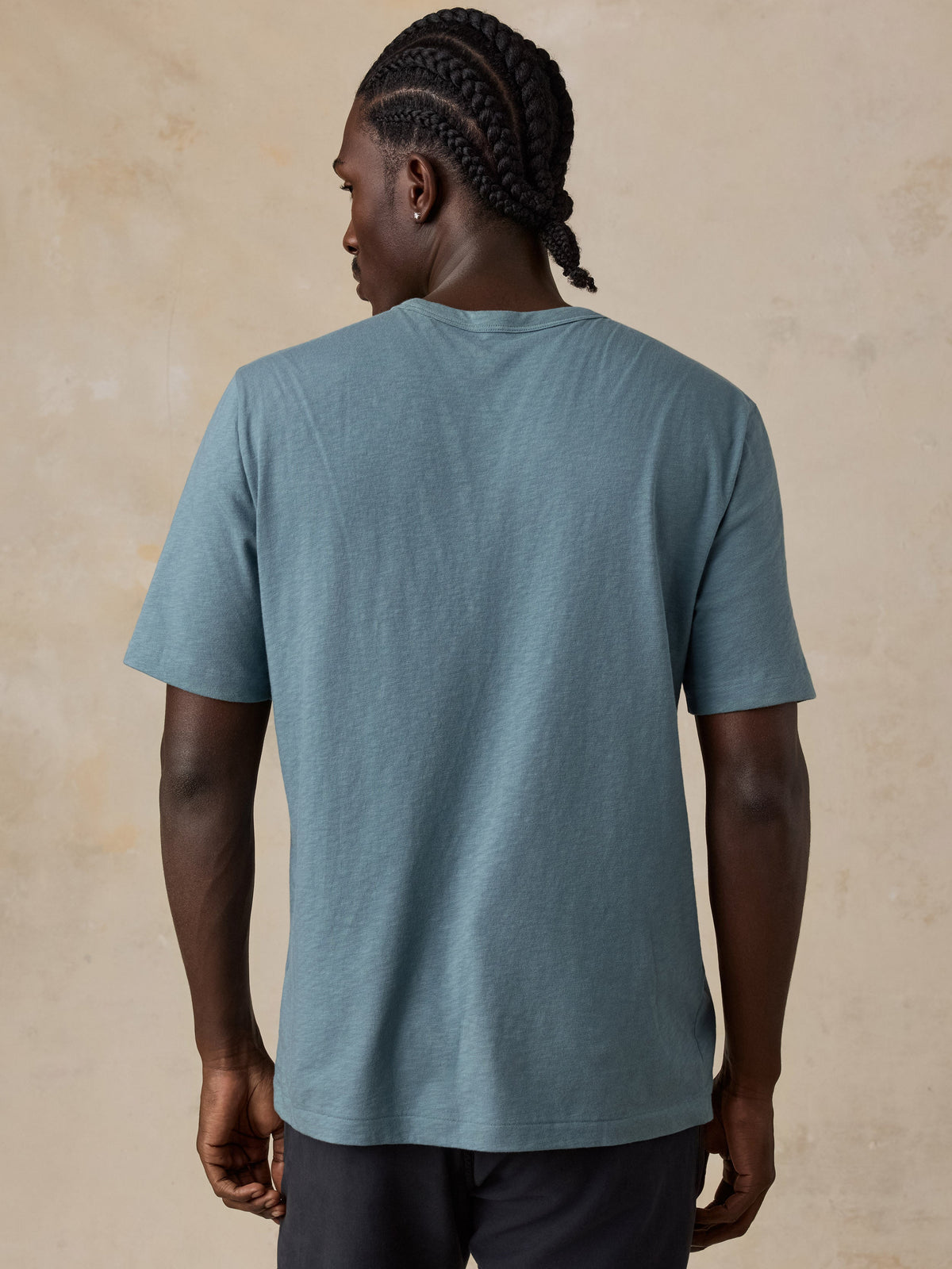 Sunwashed Regenerative Tee - Seaglass Blue
