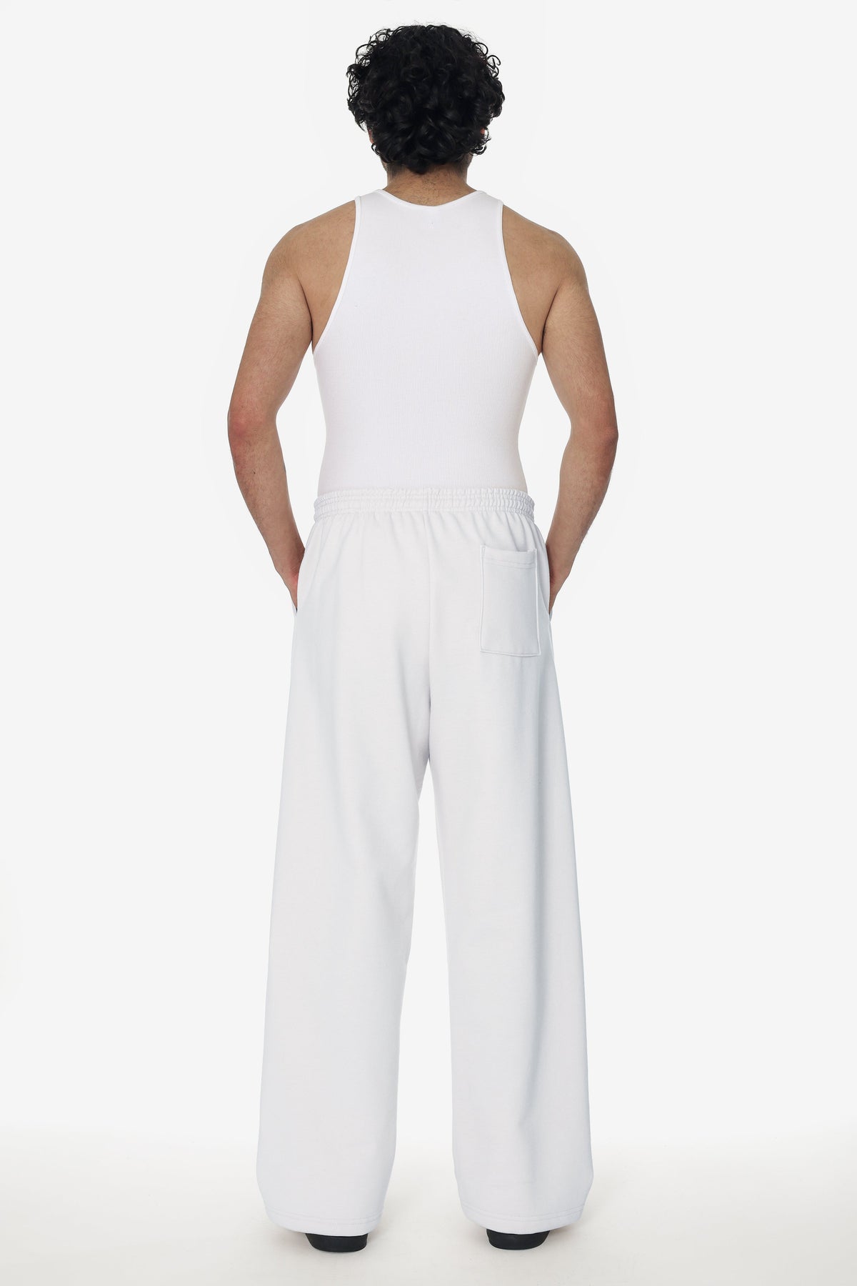 MWF1045 - 10 oz. Mid-Weight Poly Cotton Fleece Wide Open Bottom Sweatpant