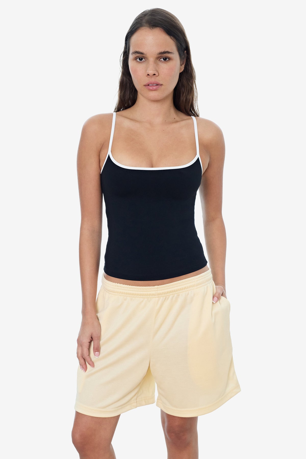 PPQ42 - Poly Pique Mesh Mid-Length Shorts