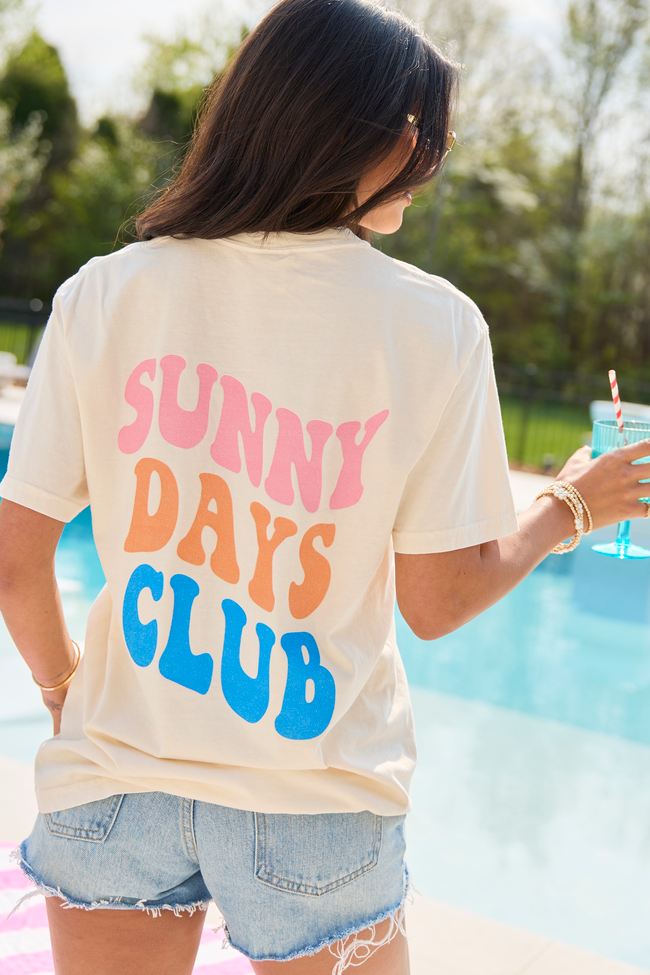 Sunny Days Club Ivory Comfort Colors Graphic Tee