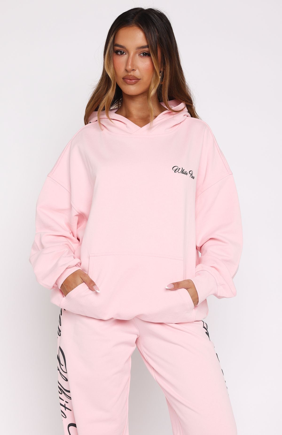 Lucky Thirteen Shaya Oversized Hoodie Soft Pink