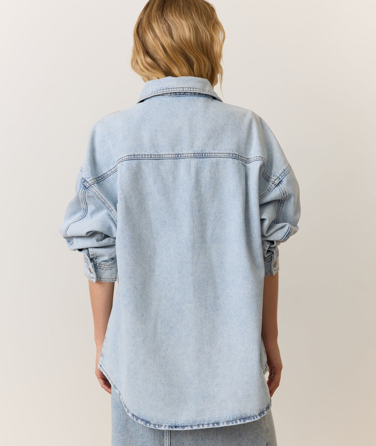 Molly Oversized Denim Shirt Jacket