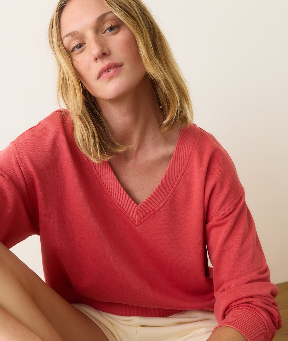 Cloud 9 Terry V-Neck Sweatshirt