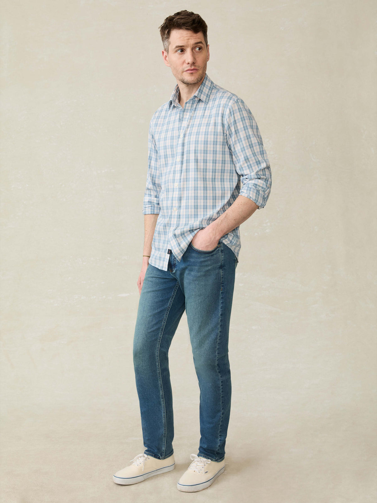 The Movement Shirt - Cloud Lake Plaid