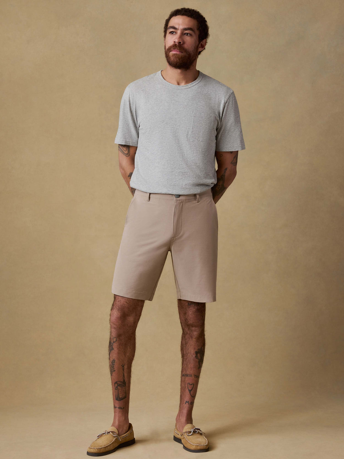 All Day Short (9") - Khaki