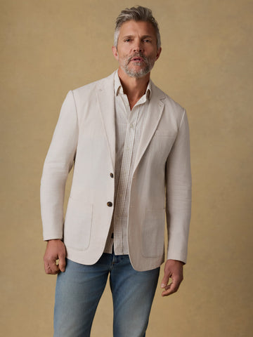Movement Linen Blazer - Dorset Sand