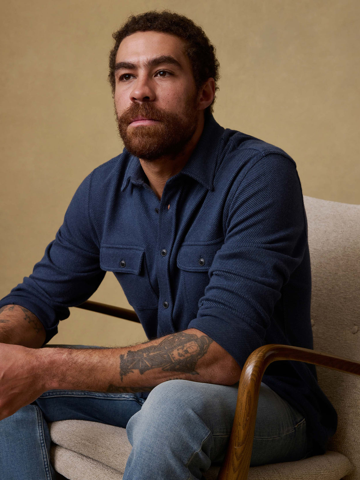 Legend Sweater Shirt - Brighton Navy Twill