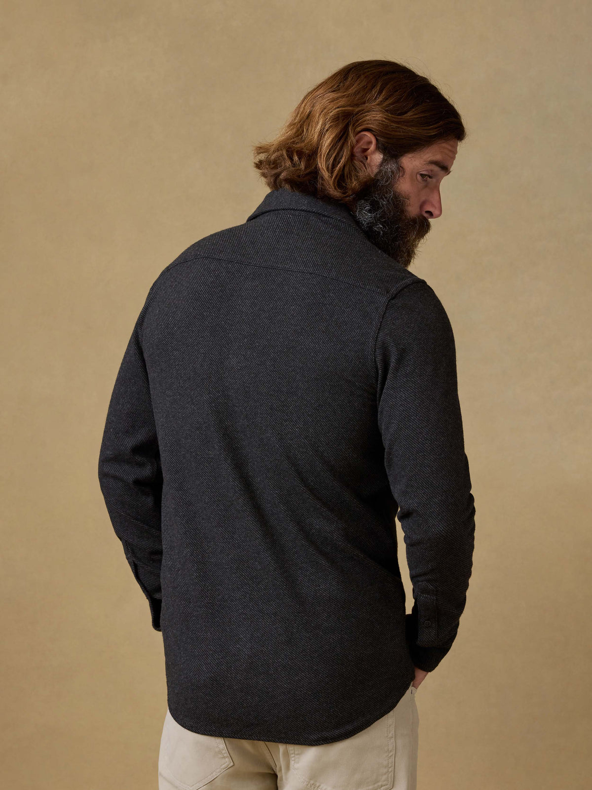 Legend Sweater Shirt - Heathered Black Twill