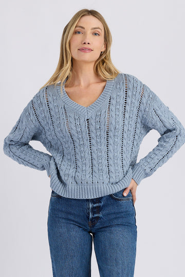CAL V NECK PULLOVER