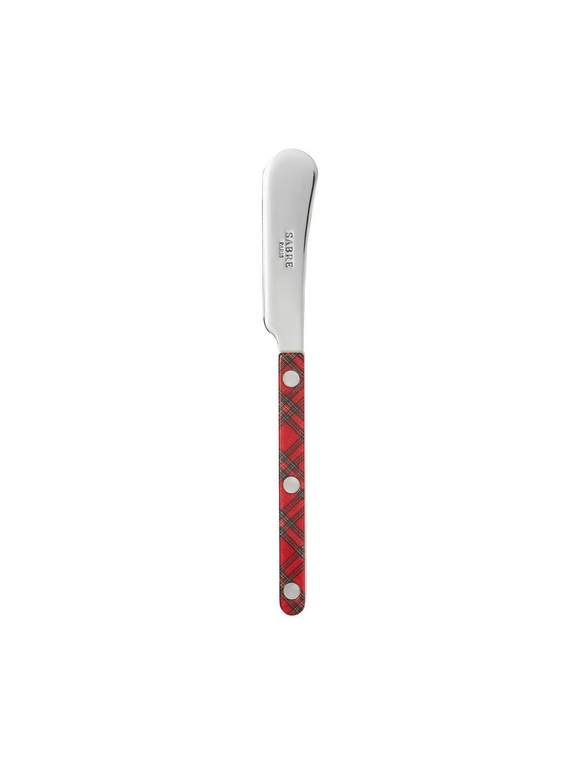 Sabre Paris Bistro Red Tartan Butter Spreader