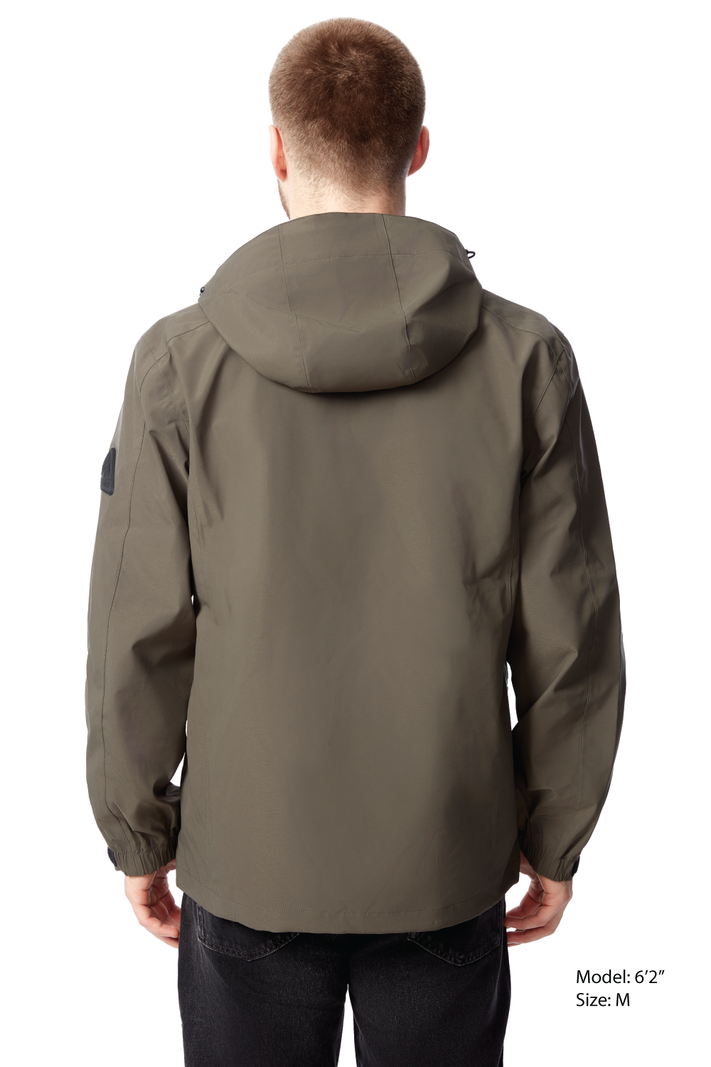 HUDSON | MEN'S RAIN JACKET, DARK OLIVE