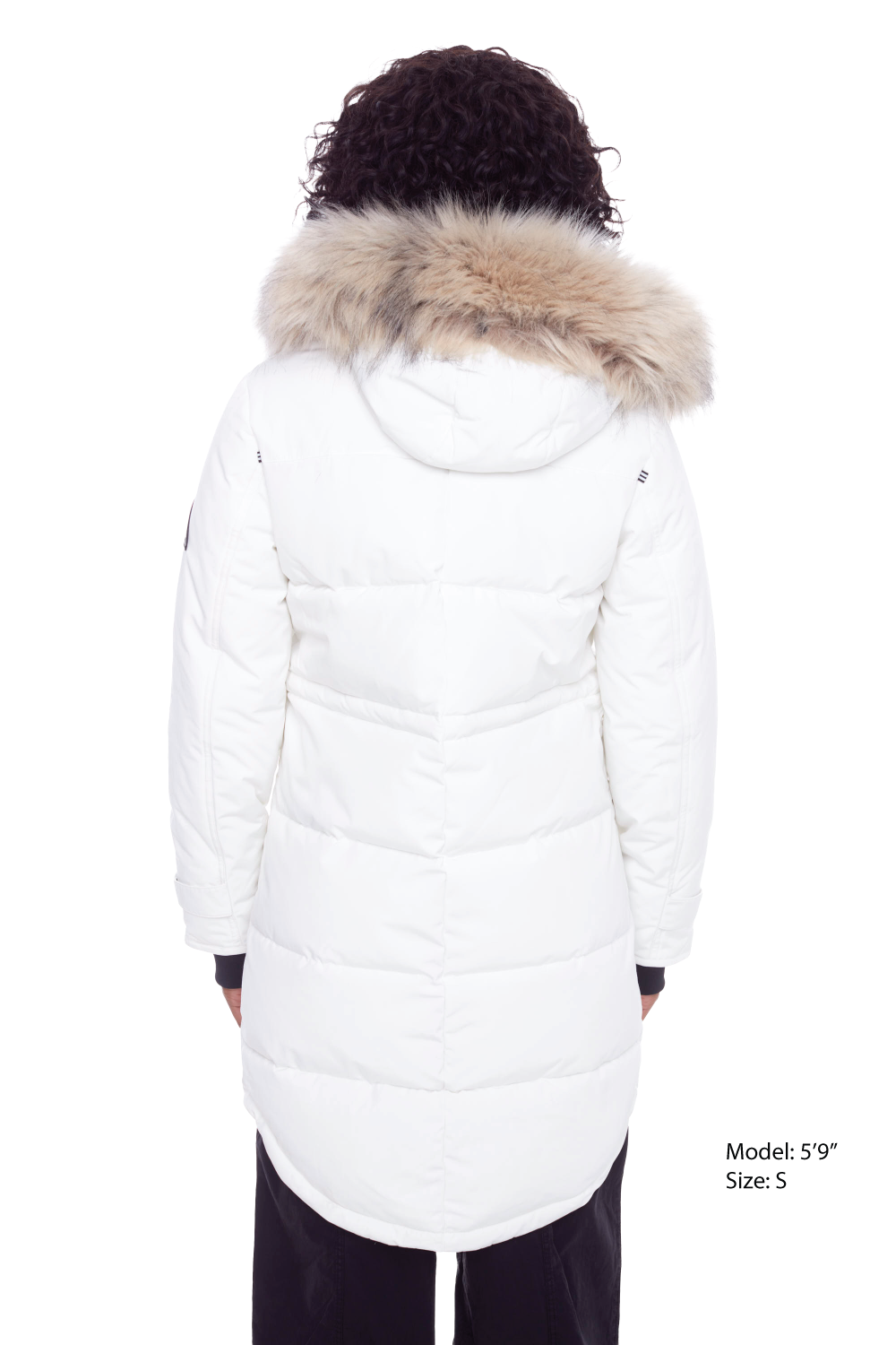 UKON | WOMEN'S VEGAN DOWN (RECYCLED) DRAWSTRING PARKA, CREAM