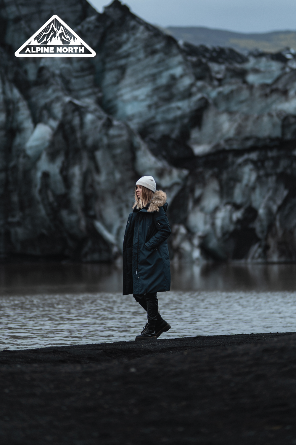 LAURENTIAN | WOMEN'S VEGAN DOWN (RECYCLED) LONG PARKA, TAUPE