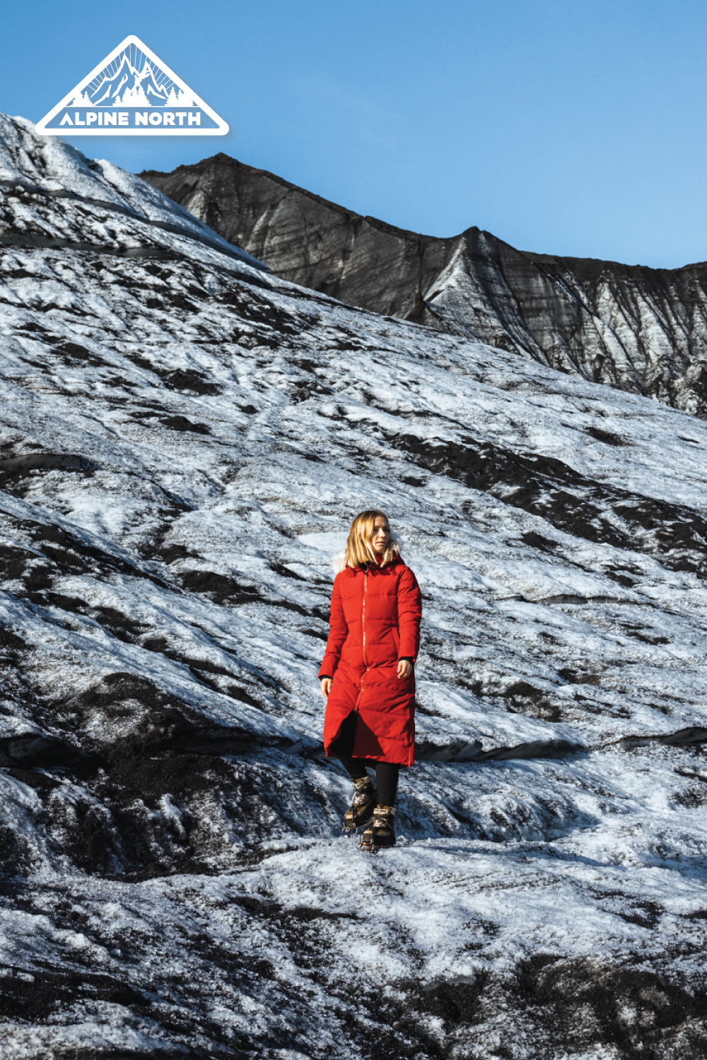 AULAVIK | WOMEN'S VEGAN DOWN (RECYCLED) MID-LENGTH HOODED PARKA COAT, SLATE