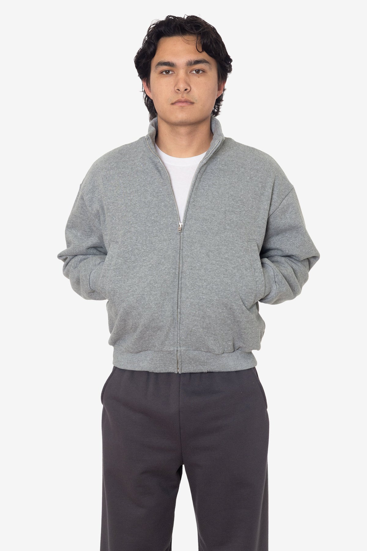 TRF455 - Track Fleece Zip-Up Jacket