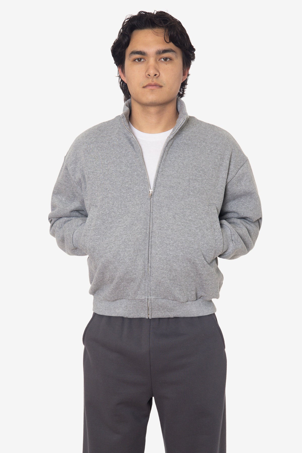 TRF455 - Track Fleece Zip-Up Jacket