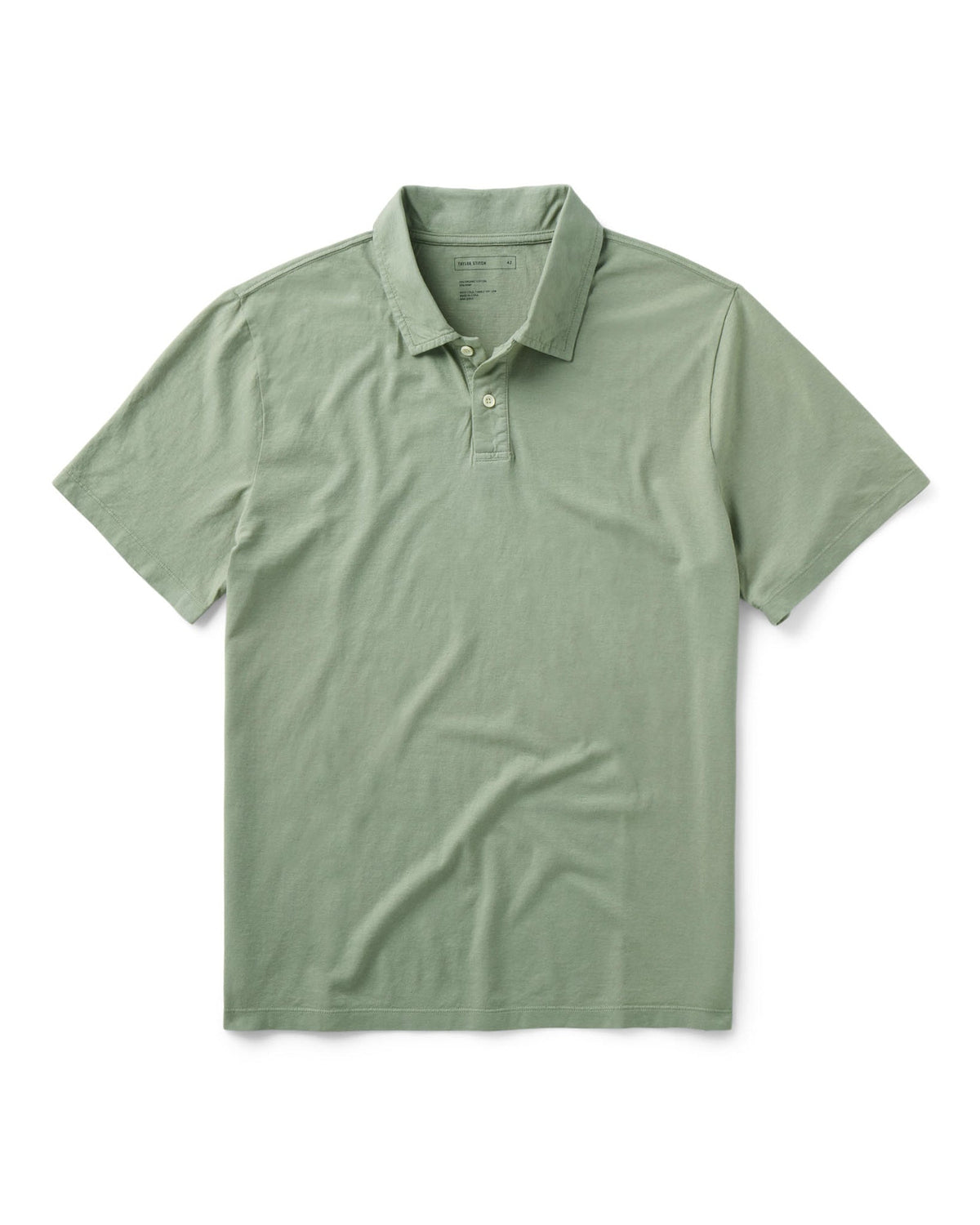 The Cotton Hemp Polo in Sage