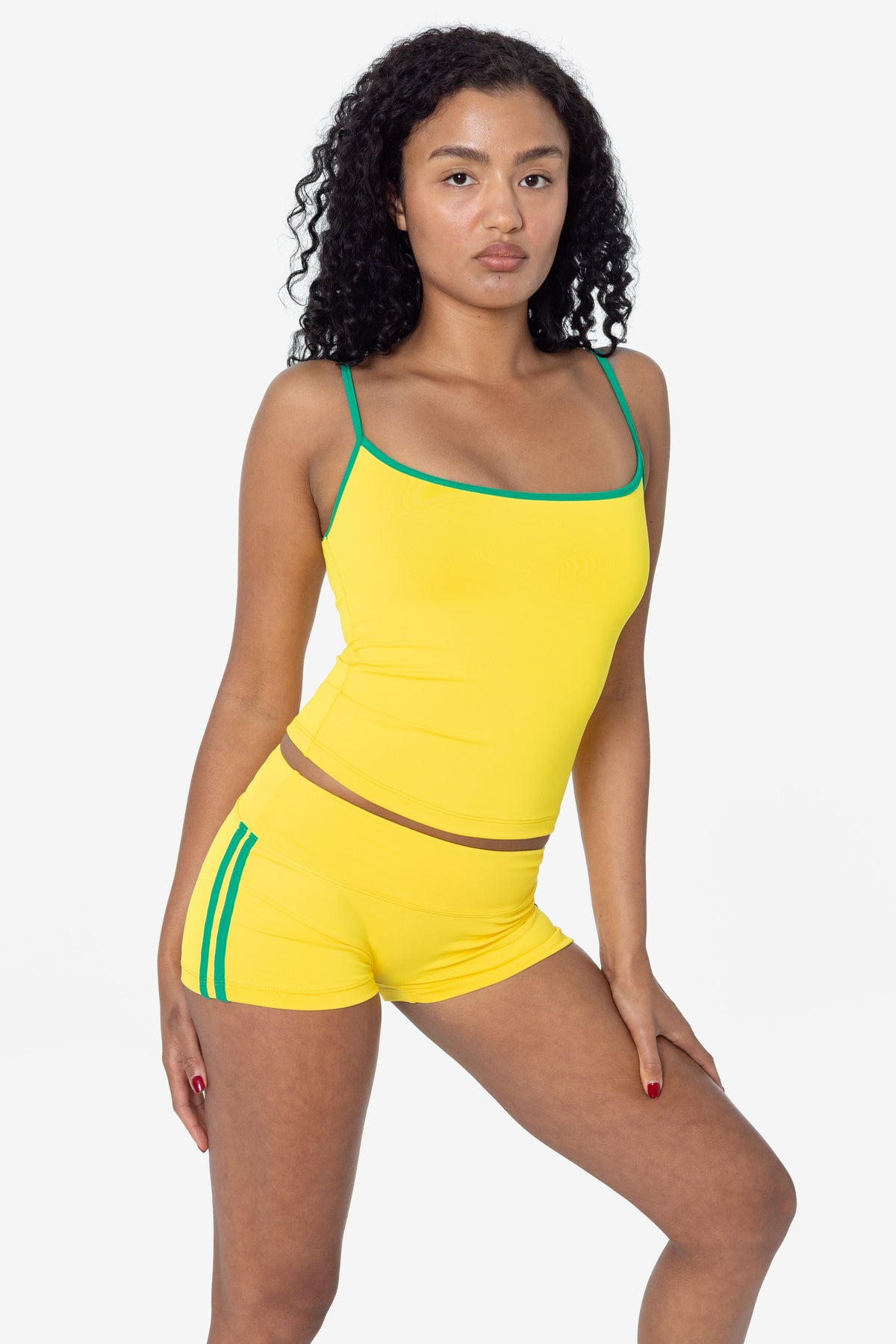 RAW311-WC - Contrast Performance Spaghetti Tank