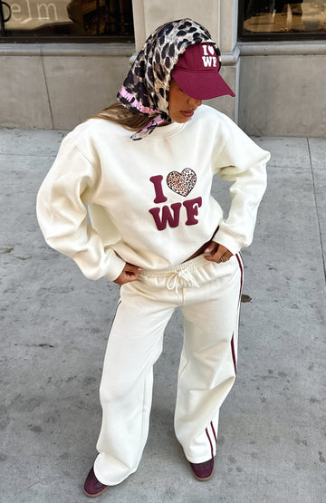 11th Street Concrete Jungle Oversized Sweater Cake Batter
