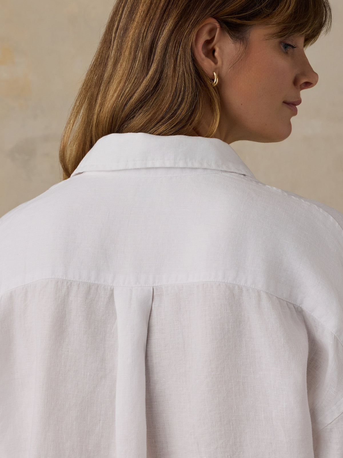Laguna Linen Relaxed Shirt - White