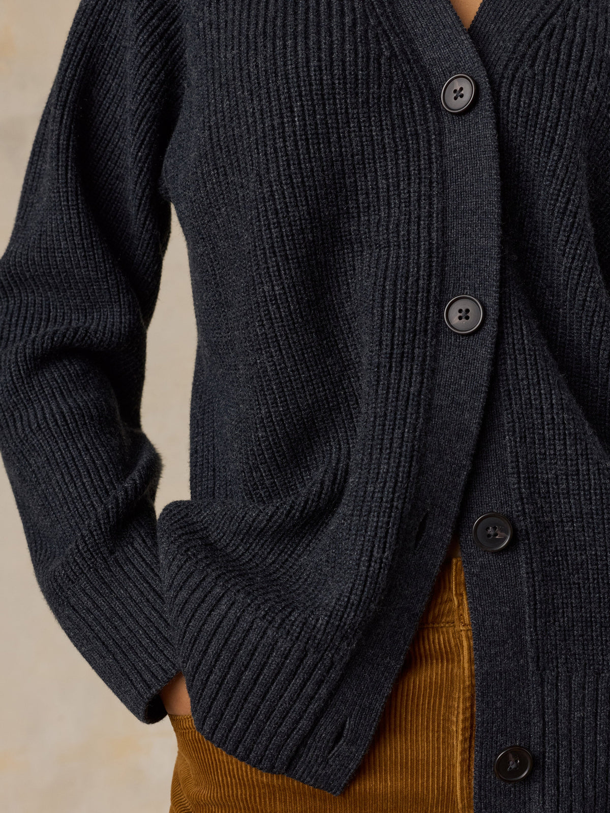 Northshore Cardigan - Charcoal