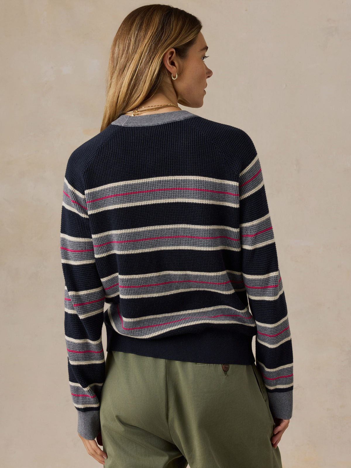 Throwback Crew - Navy Shadow Lines
