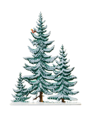 Wilhelm Schweizer Pewter Winter Three Pines