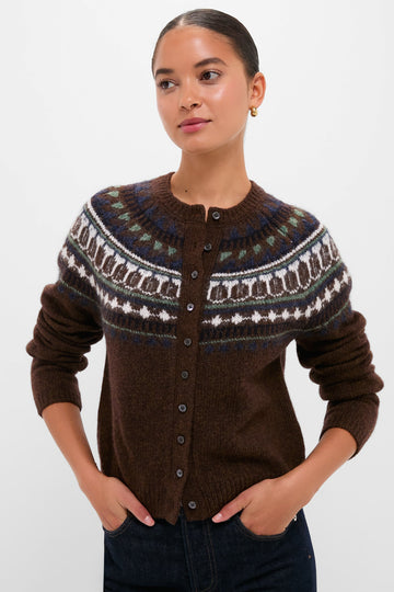 Chestnut Charlotte Wool Fairisle Sweater