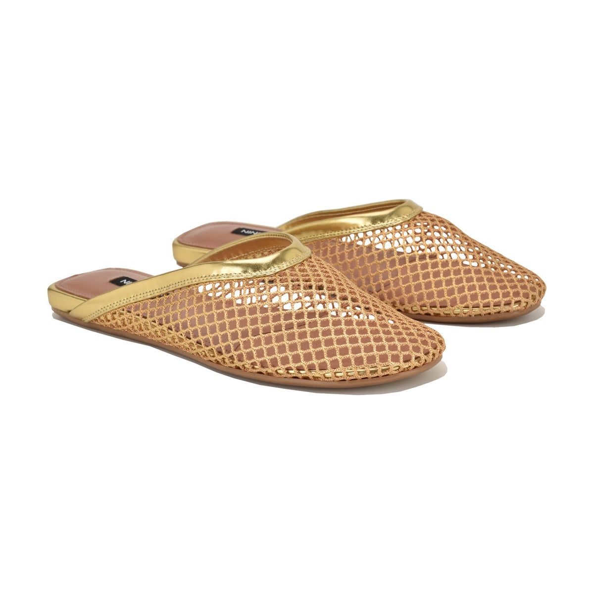 Daniela Flat Mesh Mules