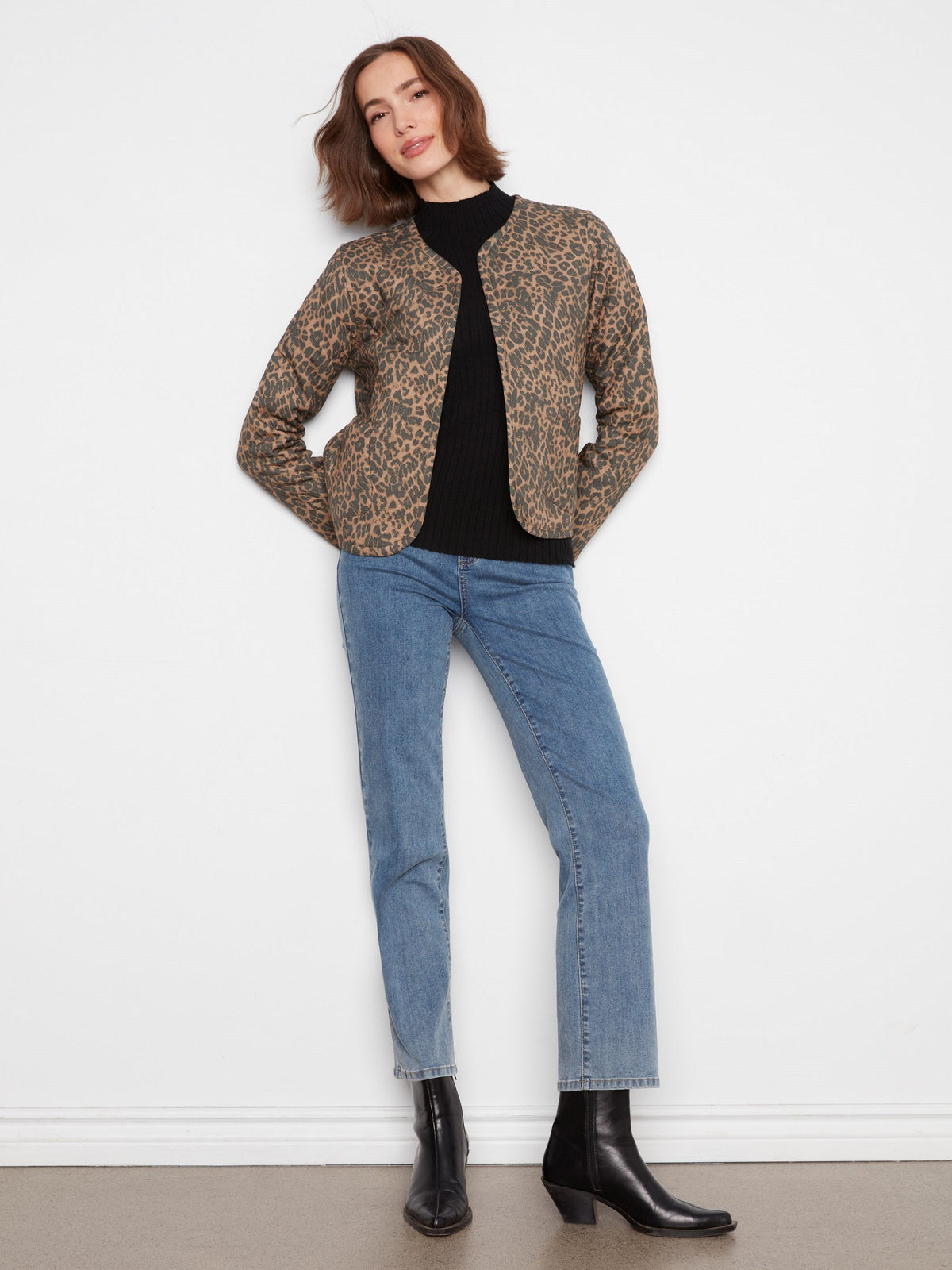 Reversible Animal Print Quilted Jacket - Imprint
