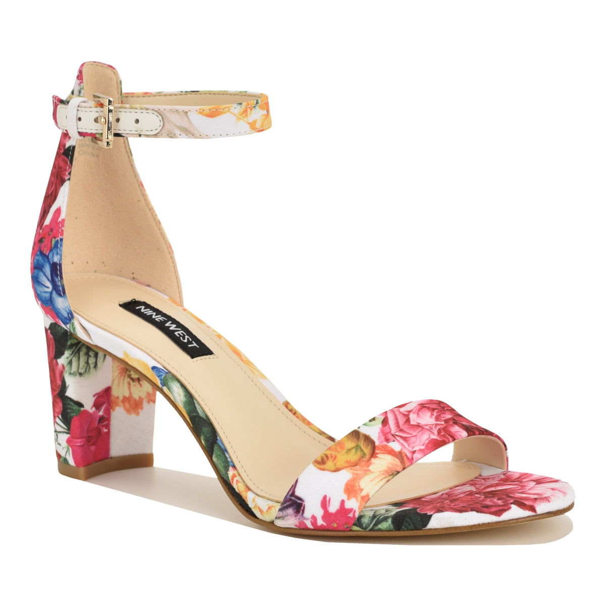 Pruce Ankle Strap Block Heel Sandals