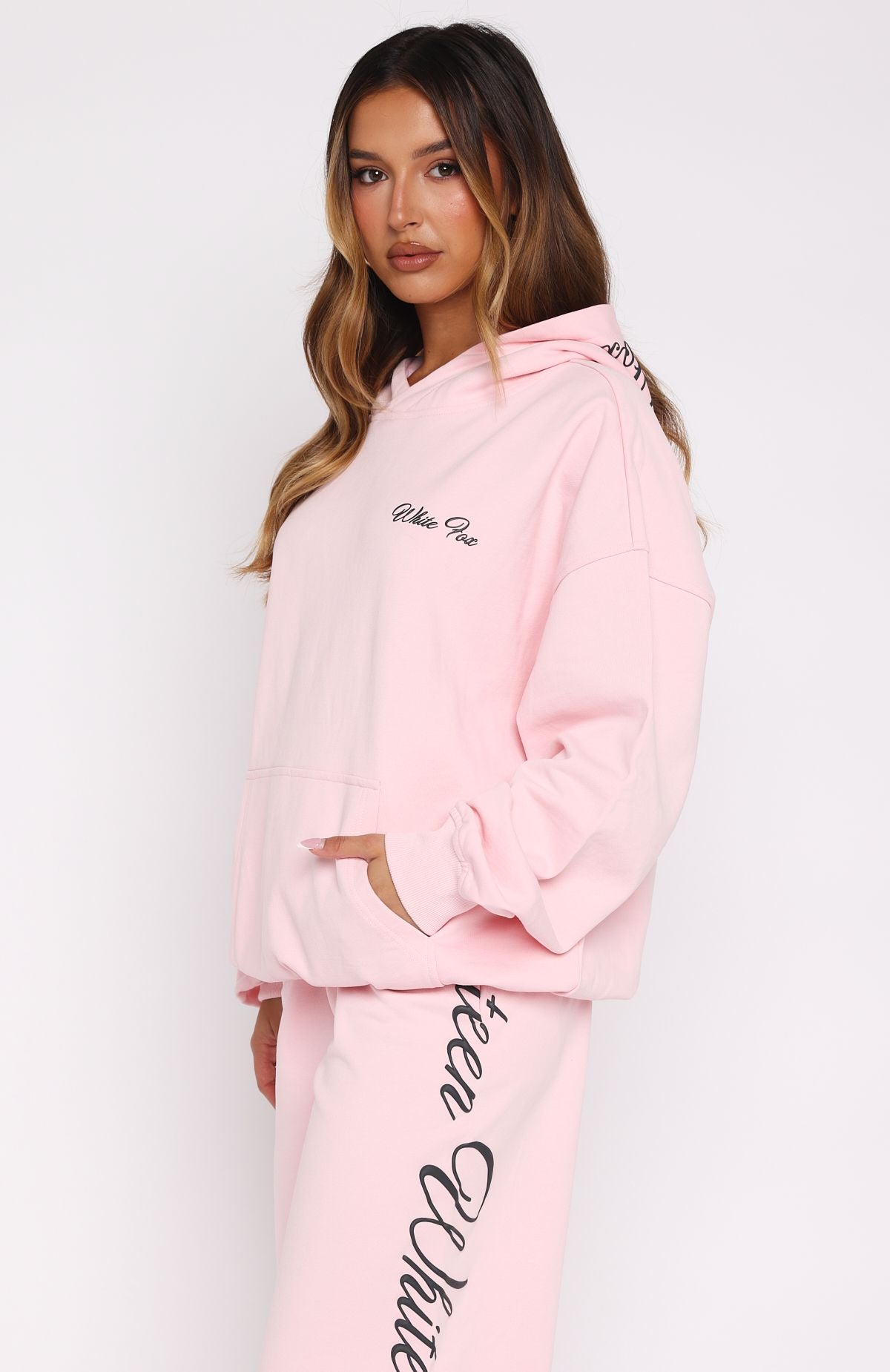 Lucky Thirteen Shaya Oversized Hoodie Soft Pink